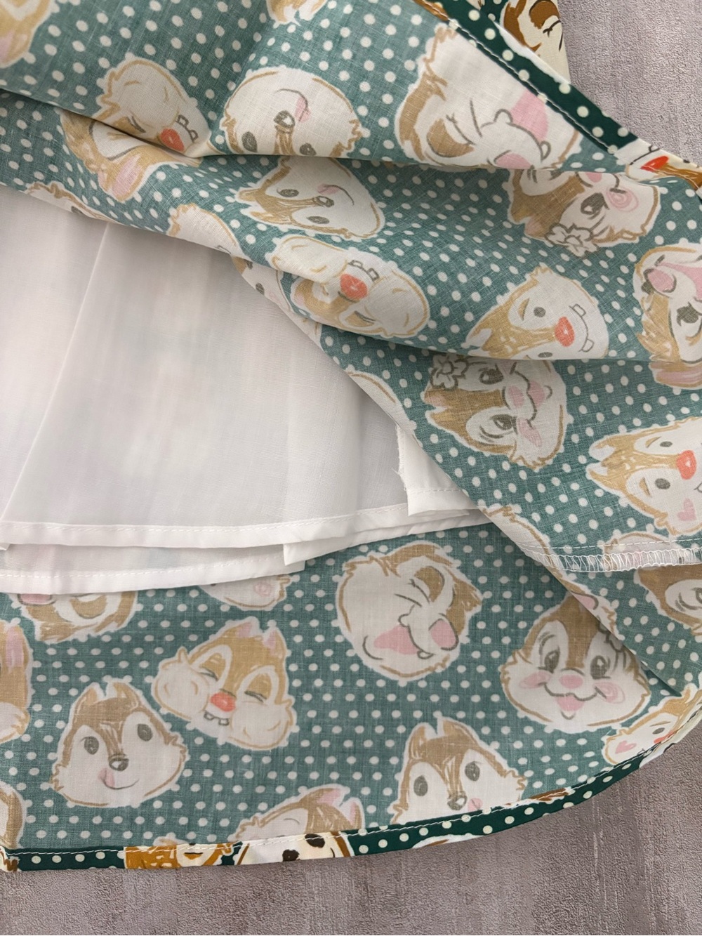 Tulip B Polka Dots Squirrel Print Midi Dress - Picture 6 of 10